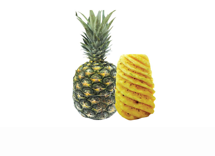 Dứa gọt sẵn đóng túi 1 quả (220-250g)